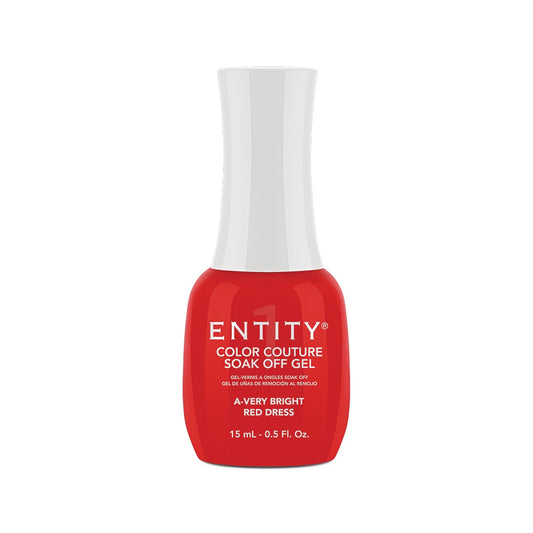 Entity Gel A-Very Bright Red Dress 15 Ml | 0.5 Fl. Oz. #690-Beauty Zone Nail Supply