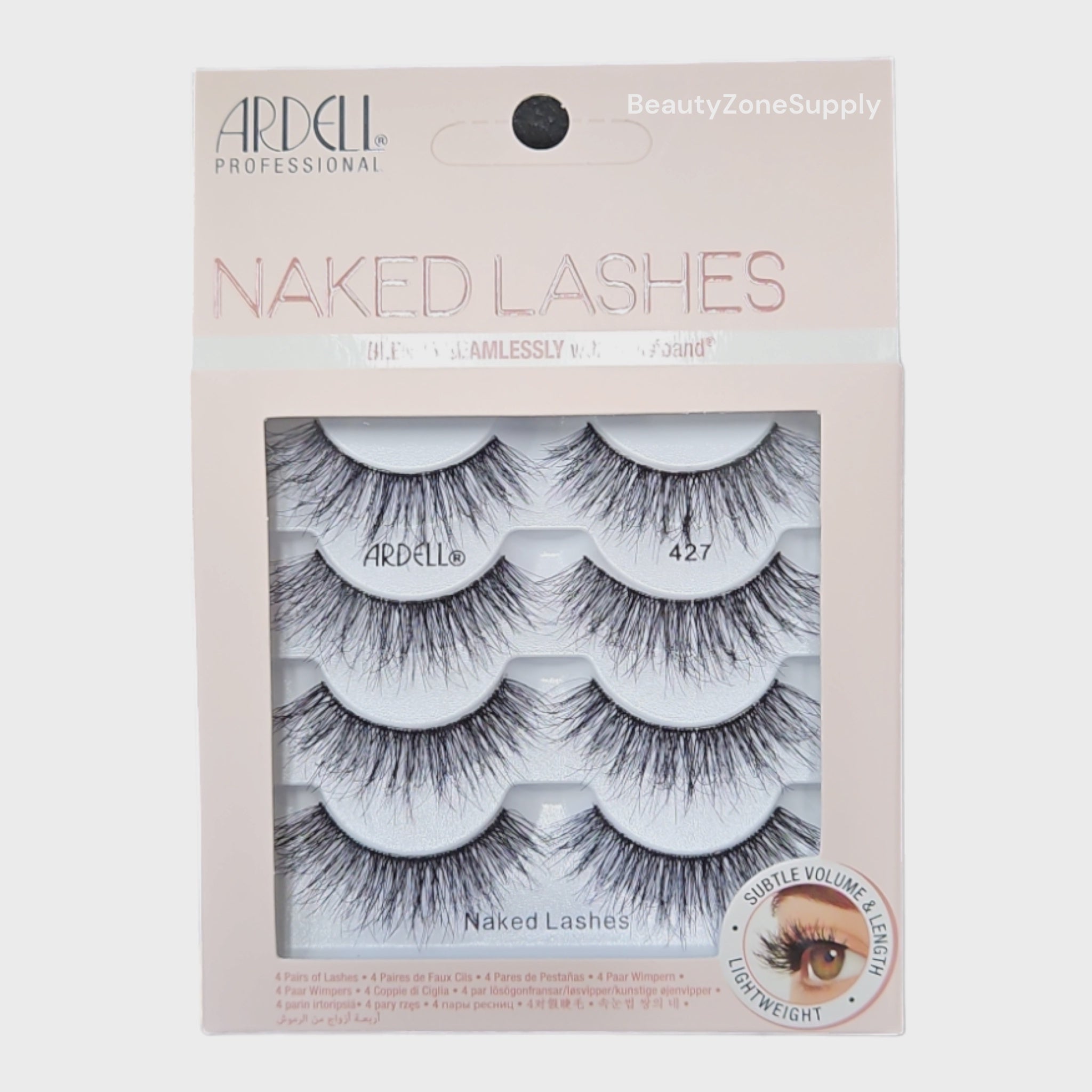 Ardell Naked Multipacks 427 4 pack #37344 – Beauty Zone Nail Supply