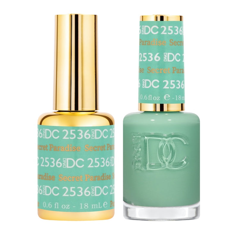 DND DC Duo Gel & Lacquer Secret Paradise #2536