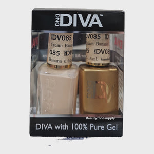 DND Diva Duo Gel & Lacquer 085 Banana Cream