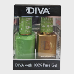 DND Diva Duo Gel & Lacquer 126 Cap Cacti