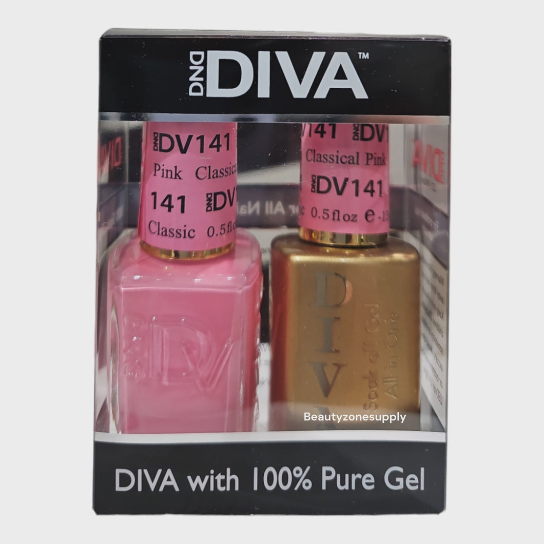 DND Diva Duo Gel & Lacquer 141 Classical Pink