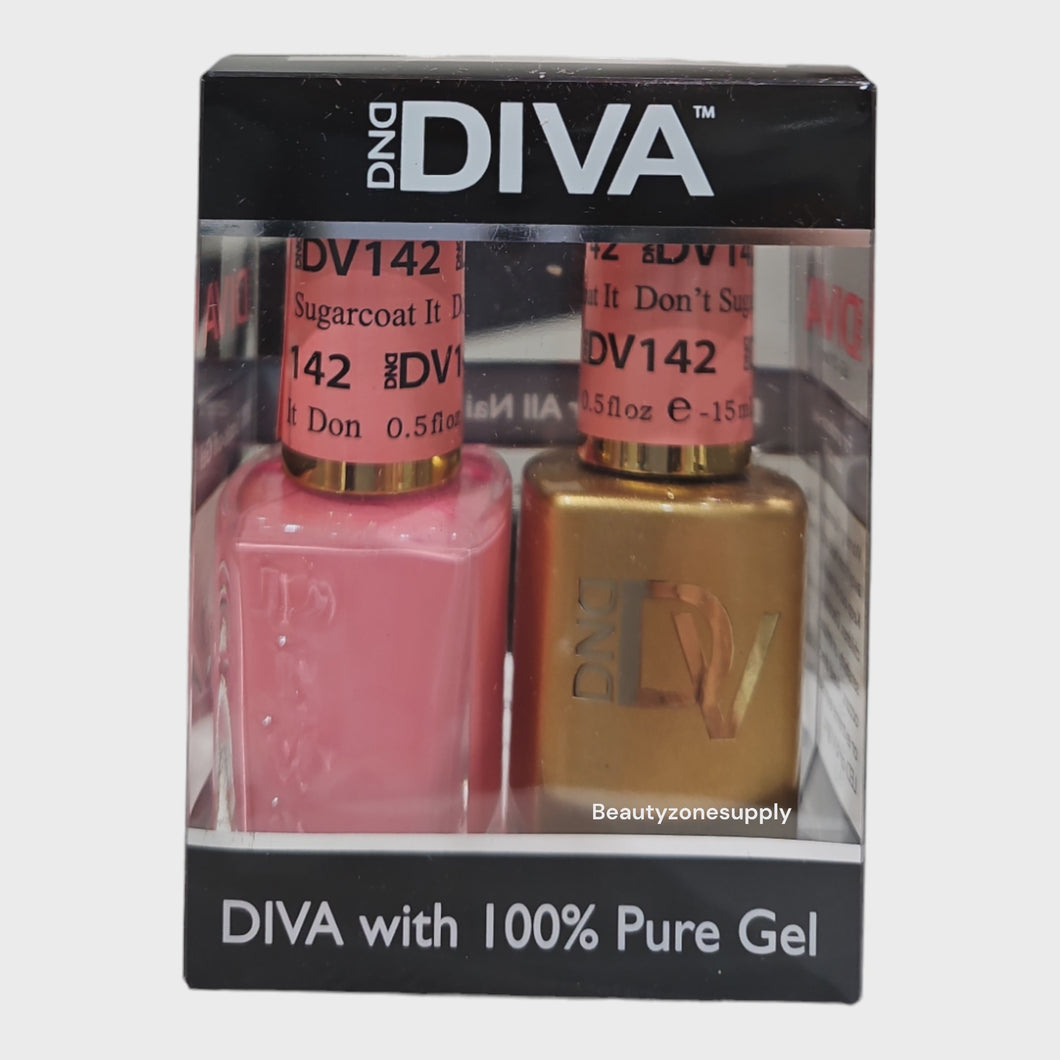 DND Diva Duo Gel & Lacquer 142 Don't Sugarcoat It