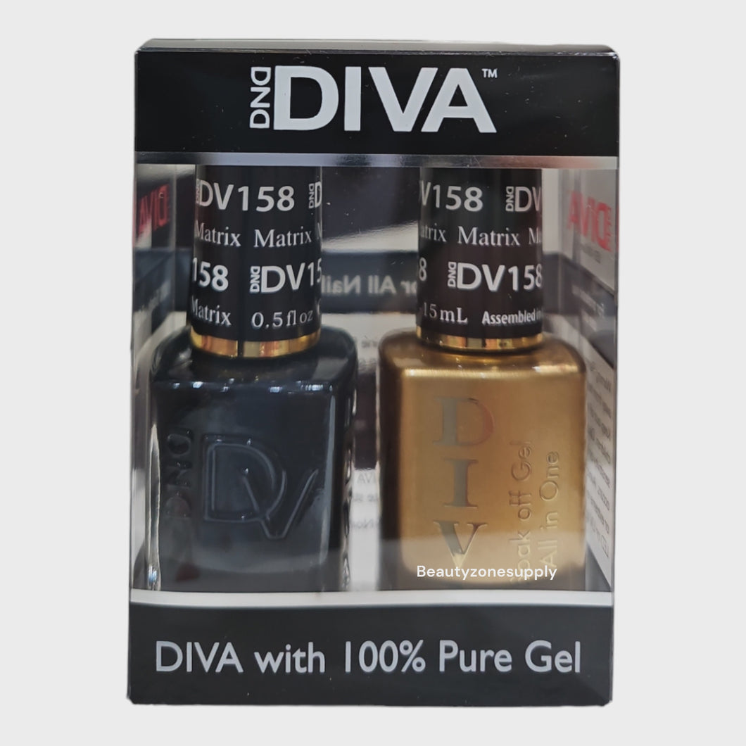 DND Diva Duo Gel & Lacquer 158 Matrix