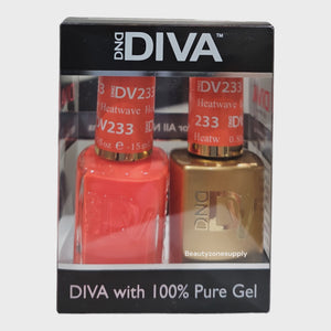 DND Diva Duo Gel & Lacquer 233 Heatwave