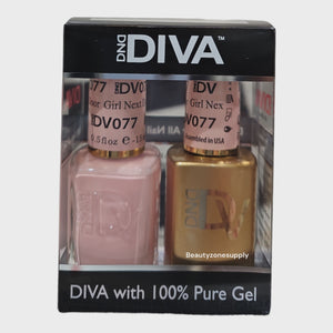 DND Diva Duo Gel & Lacquer 077 Girl Next Door