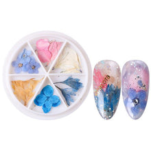 Load image into Gallery viewer, Wheel Dried Flowers Nail Art Decorations Natural Flower Leaf Floral-Beauty Zone Nail Supply