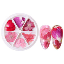 Load image into Gallery viewer, Wheel Dried Flowers Nail Art Decorations Natural Flower Leaf Floral-Beauty Zone Nail Supply