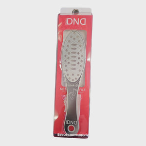 DnD Foot File Metal Stainless Callus Remover 2 size Fine & Coarse