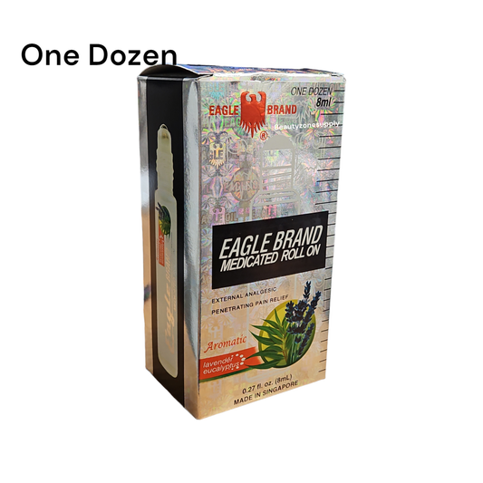 Eagle Brand Medicated Lavender Oil Dầu gió Trang con ó Roll On 12 Bottle