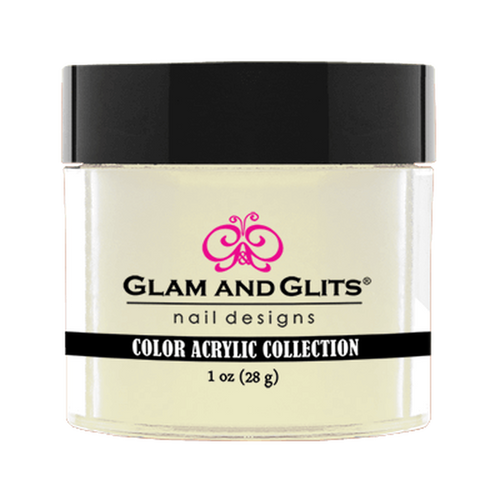 Glam & Glits Color Acrylic (Cream) 1 oz Angel - CAC306-Beauty Zone Nail Supply