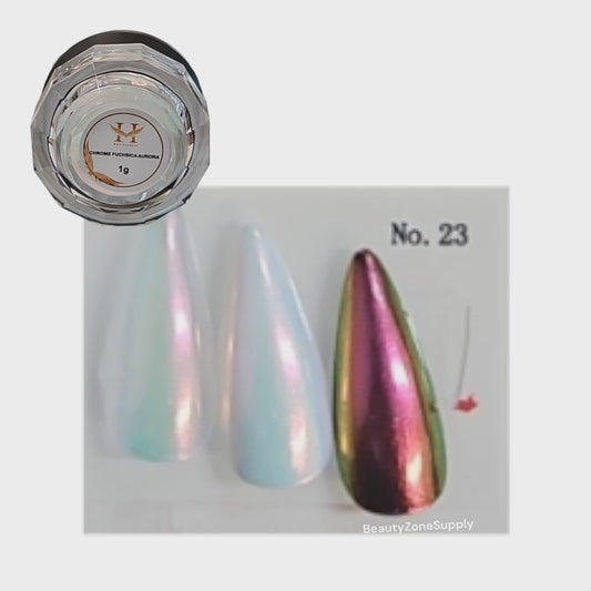 Hang New Chrome Effects Powder Fuchsica Aurora Jar #23