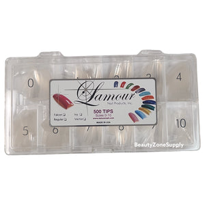 Lamour Ivy Coffin Nail Tip Box 500 tips/box