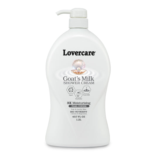 Lover's Care Goat's Milk Shower Cream Pearl Powder 1200 mL. 40.7 oz 230US