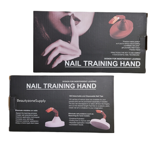 Nail Training Hand Base With 100 Nail Tips Nth04