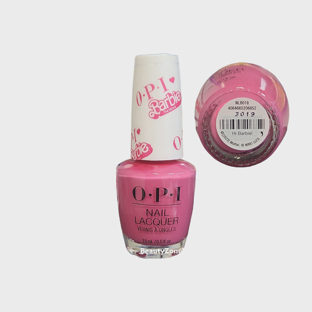 OPI Nail Lacquer Hi Barbie! 0.5 Oz #NLB018 – Beauty Zone Nail Supply