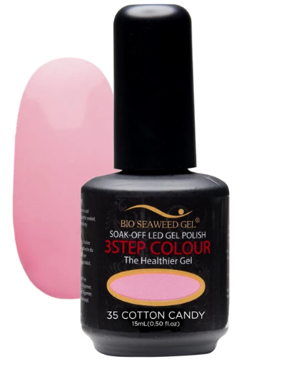 Bio Seaweed 3STEP Gel Polish 35 Cotton Candy-Beauty Zone Nail Supply