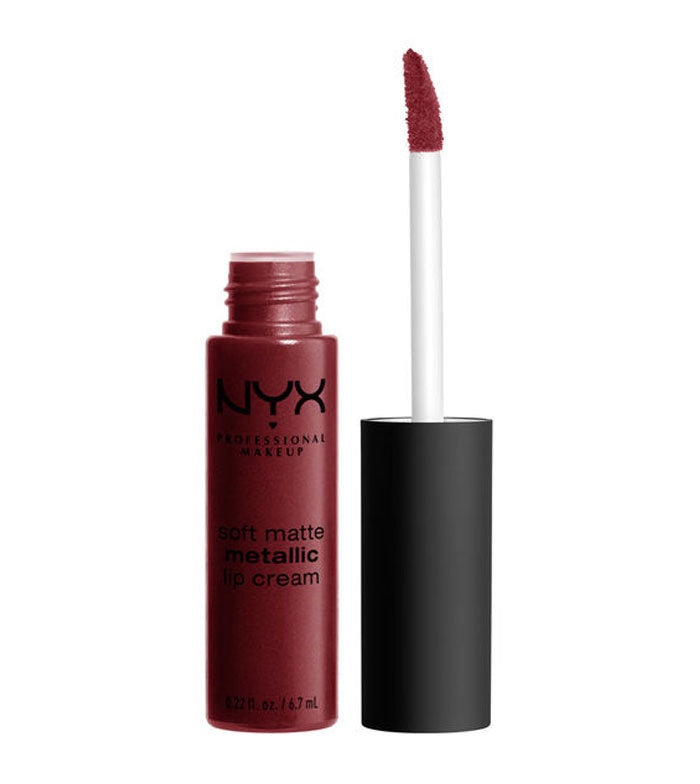 NYX SOFT MATTE METALLIC LIP CREAM - BUDAPEST #SMMLC04-Beauty Zone Nail Supply