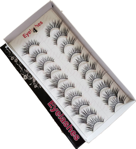 BeautyZone Best Fake False Eyelashes 10 Pair #04-Beauty Zone Nail Supply