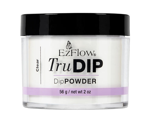 EZ TruDIP Clear Powder 2 oz #66809-Beauty Zone Nail Supply