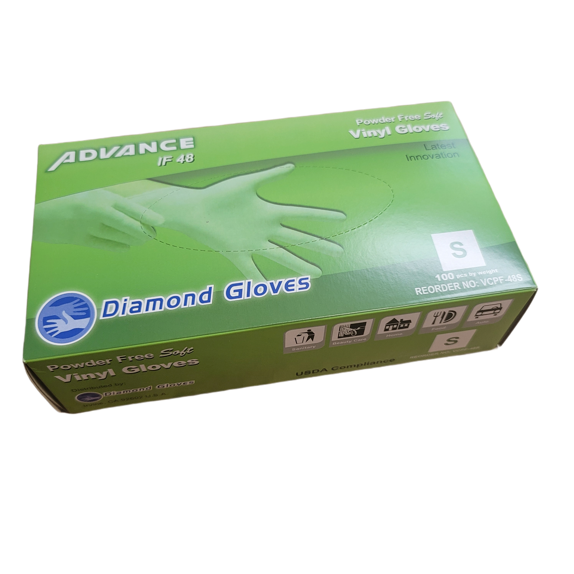 Diamond Gloves Advance Powder Free Soft