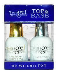 Wonder Gel Duo Base & Top No-Wipe set-Beauty Zone Nail Supply