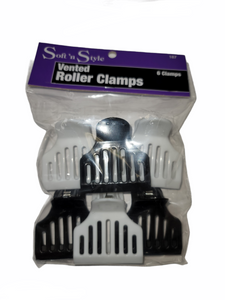 Soft 'n Style Vented Roller Clamps - 6/bag BG #187