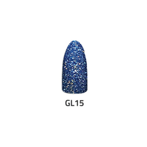 Chisel Acrylic & Dipping Powder 2 oz Glitter Collection GL15