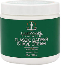 Load image into Gallery viewer, Clubman Classic Shave Cream 16 oz #28006