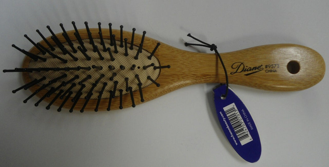 Diane Bamboo Cushion Mini Oval Hair Brush #9573