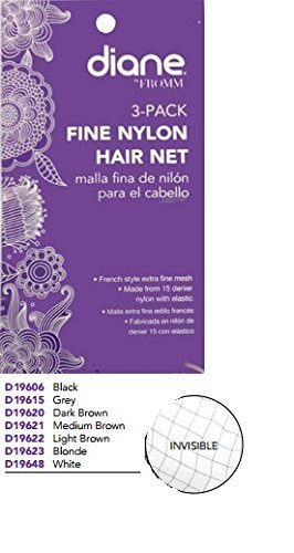 Diane Invisible Mesh Hair Net 3 pack