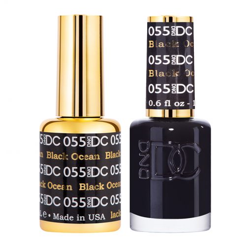 DND DC Gel Polish Duo  Black Ocean #055