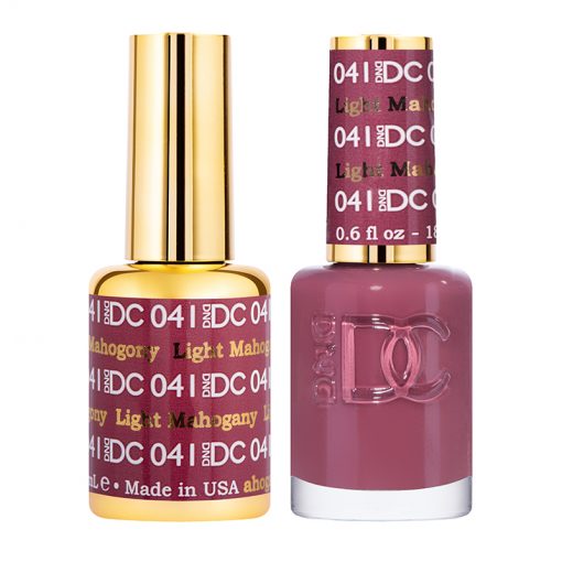 DND DC Gel Polish Duo  Light Mahogany #041