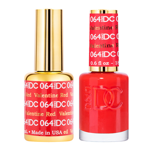 DND DC Gel Polish Duo  Valentine Red #064