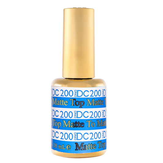 DND DC Soak off Matte Top Coat 0.5 oz #200