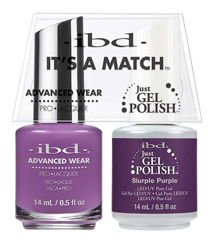 ibd Advanced Wear Color Duo Slurple Purple 1 PK-Beauty Zone Nail Supply