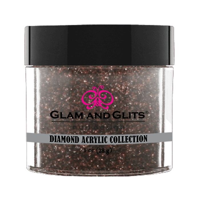 Glam & Glits Diamond Acrylic (Shimmer) 1 oz Latte - DAC86-Beauty Zone Nail Supply