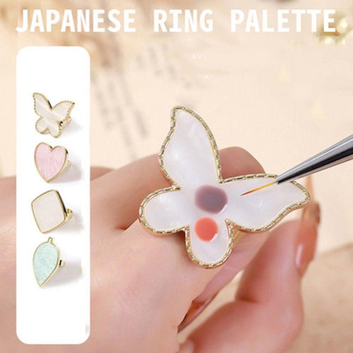 Nail Display Ring Tips Nail Art Palette Resin