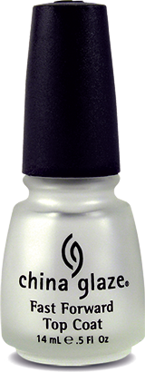 China Glaze Fast Forward Top Coat 0.5 oz 70578-Beauty Zone Nail Supply