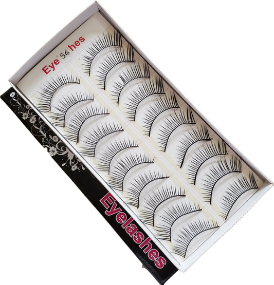 BeautyZone Best Fake False Eyelashes 10 Pair #54-Beauty Zone Nail Supply