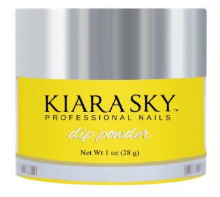 Kiara Sky Dip Glow Powder -DG110 Beaming Sun-Beauty Zone Nail Supply