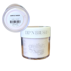 Harmony Gelish Xpress Dip Powder Simple Sheer 105 G 3.7 Oz) #1661812