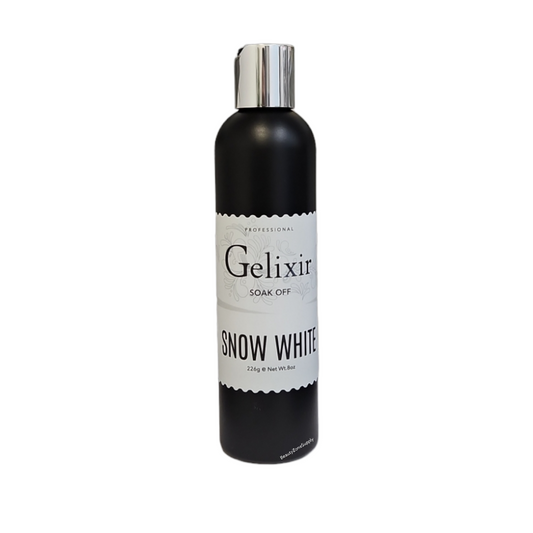 Gelixir Gel Polish Snow White Refill 8 oz #090