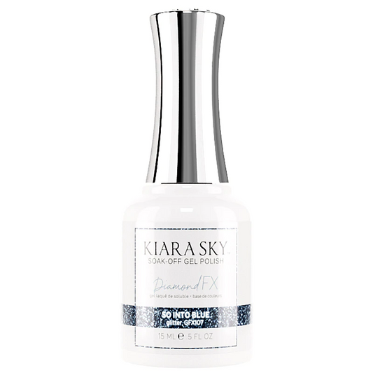 Kiara Sky Diamond FX Gel Polish- SO INTO BLUE 0.5 oz #GFX107