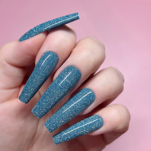 Kiara Sky Diamond FX Gel Polish- SO INTO BLUE 0.5 oz #GFX107