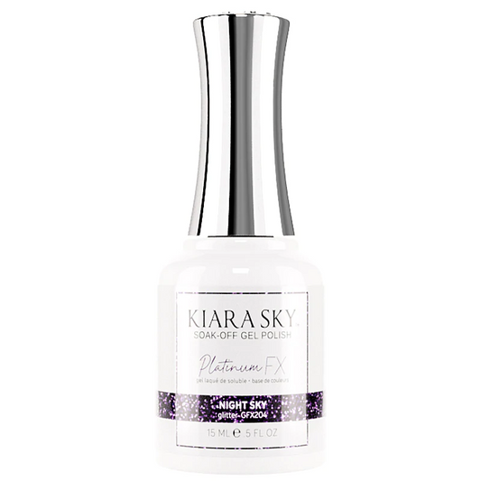 Kiara Sky Platinum FX Gel Polish- NIGHT SKY 0.5 oz #GFX204