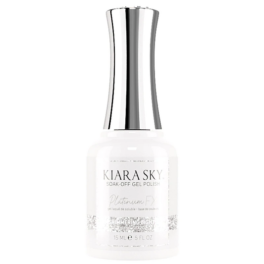 Kiara Sky Platinum FX Gel Polish- SHIMMERING LIGHTS 0.5 oz #GFX202