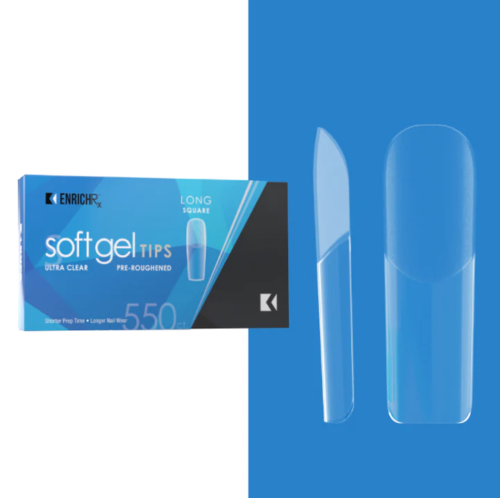 Kupa EnrichRx Soft Gel Tip 550 tips Square Long