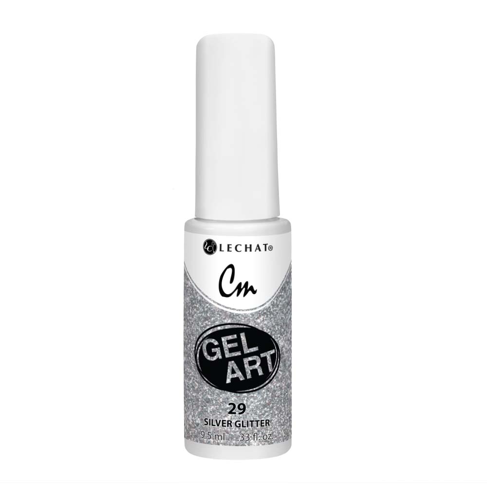 Lechat CM Gel Nail Art -Silver Glitter #CMG29