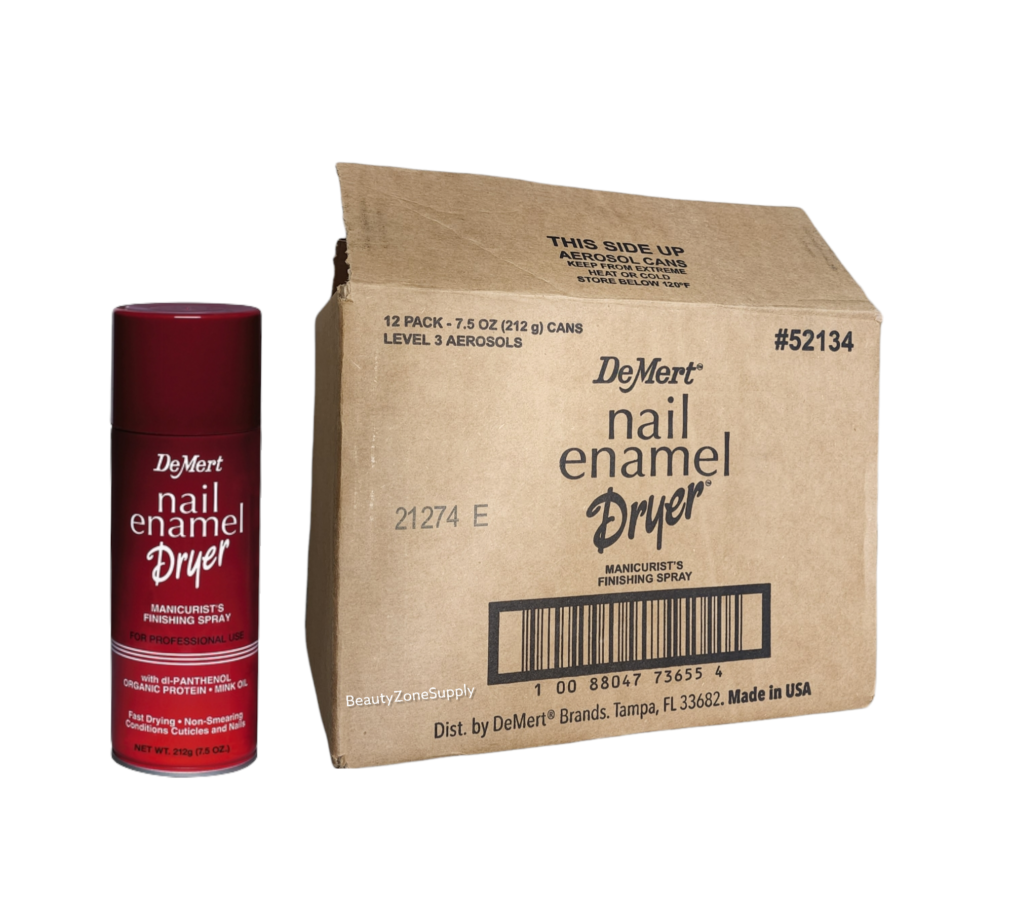  Demert Nail Enamel Dryer Spray 7.5 oz. : Nail Polish : Beauty  & Personal Care